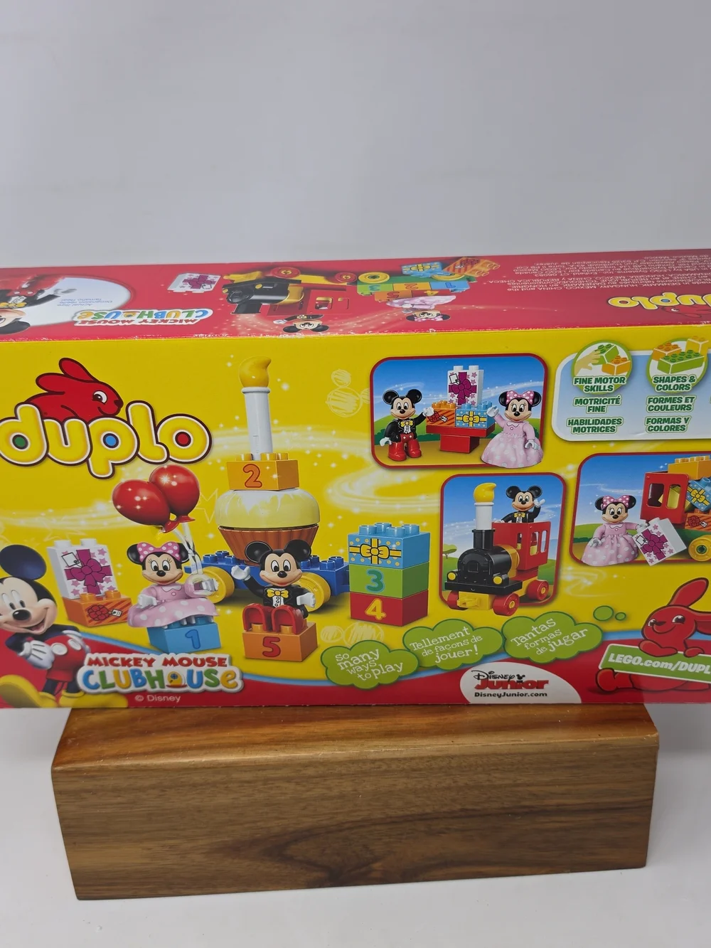 Lego Duplo Mickey Mouse Clubhouse Train Set - Red, Yellow, Blue